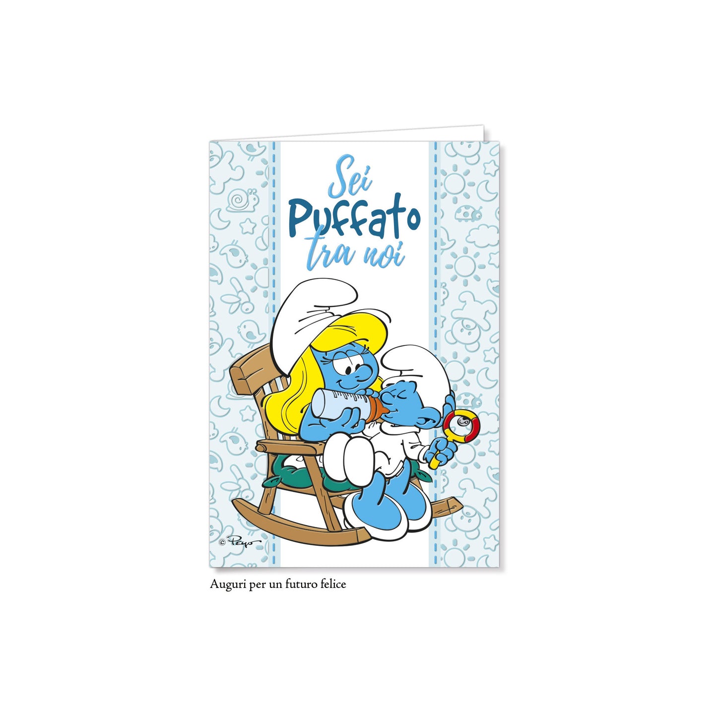 Biglietto d'auguri Baby Puffo