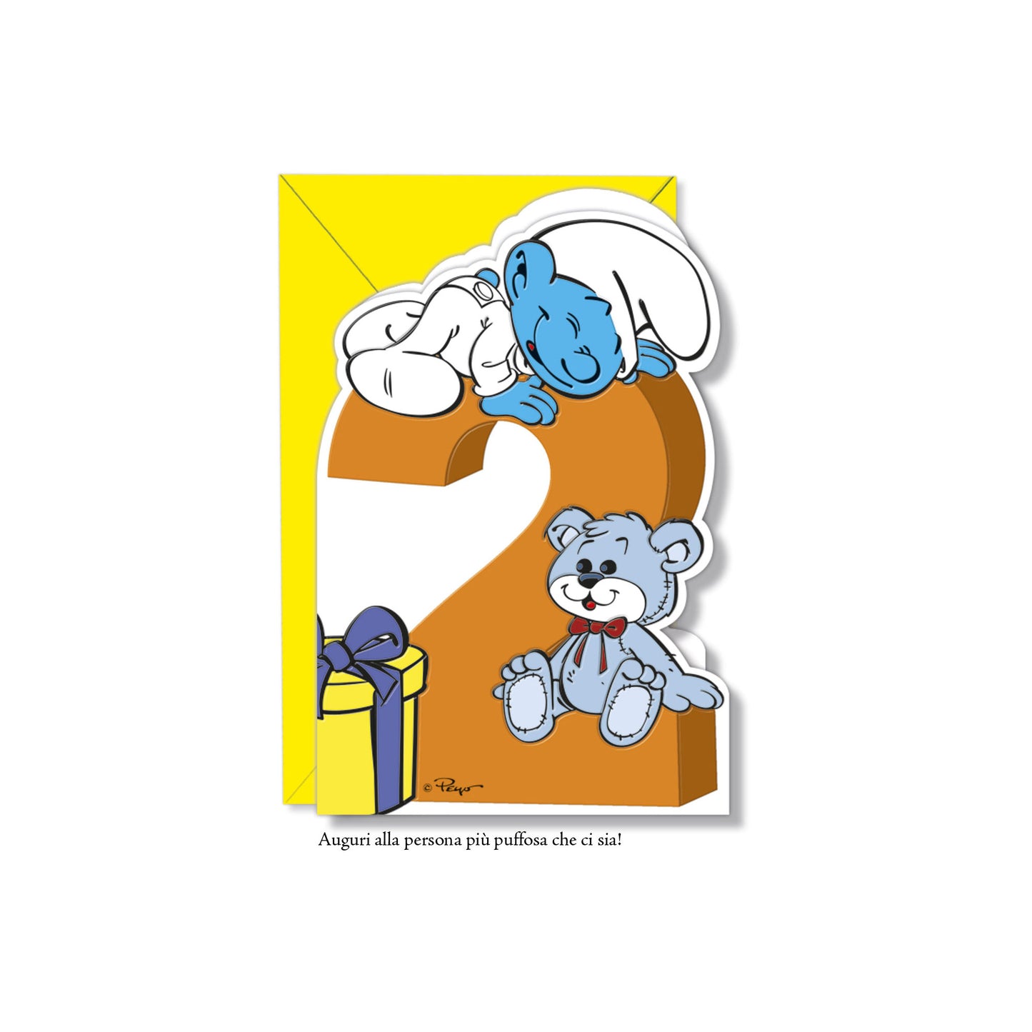 Biglietto d'auguri Puffi