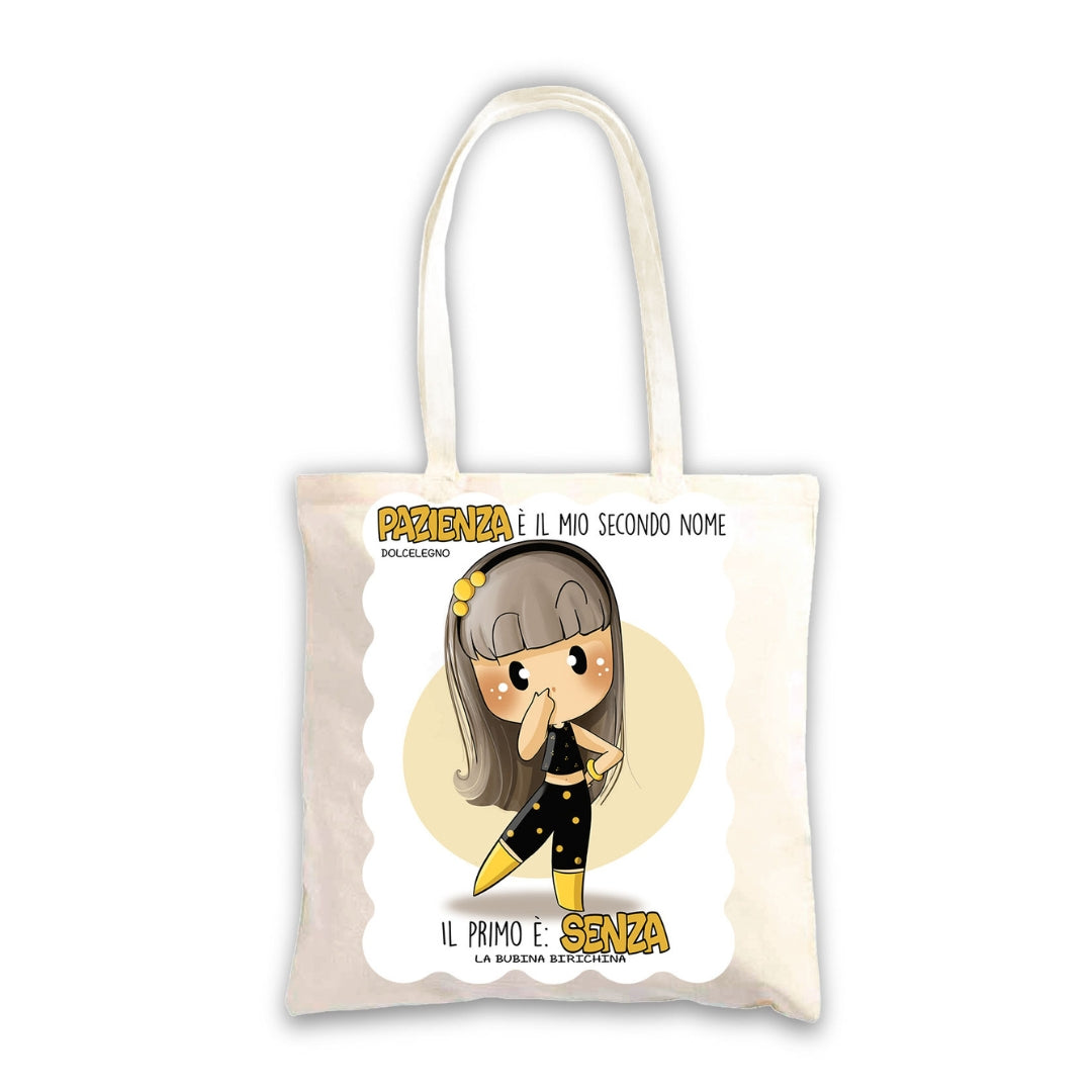 Borsa in tessuto Bubine