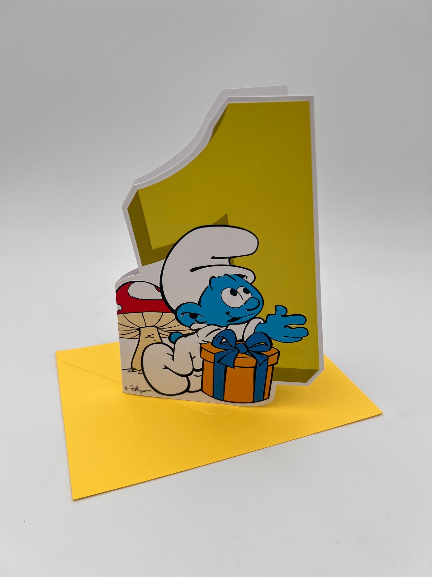 Biglietto d'auguri Puffi