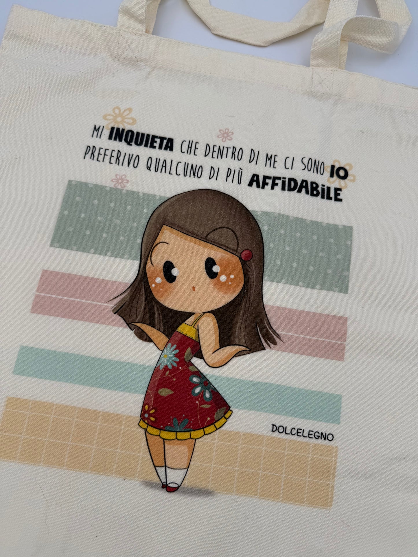 Borsa in tessuto Bubine