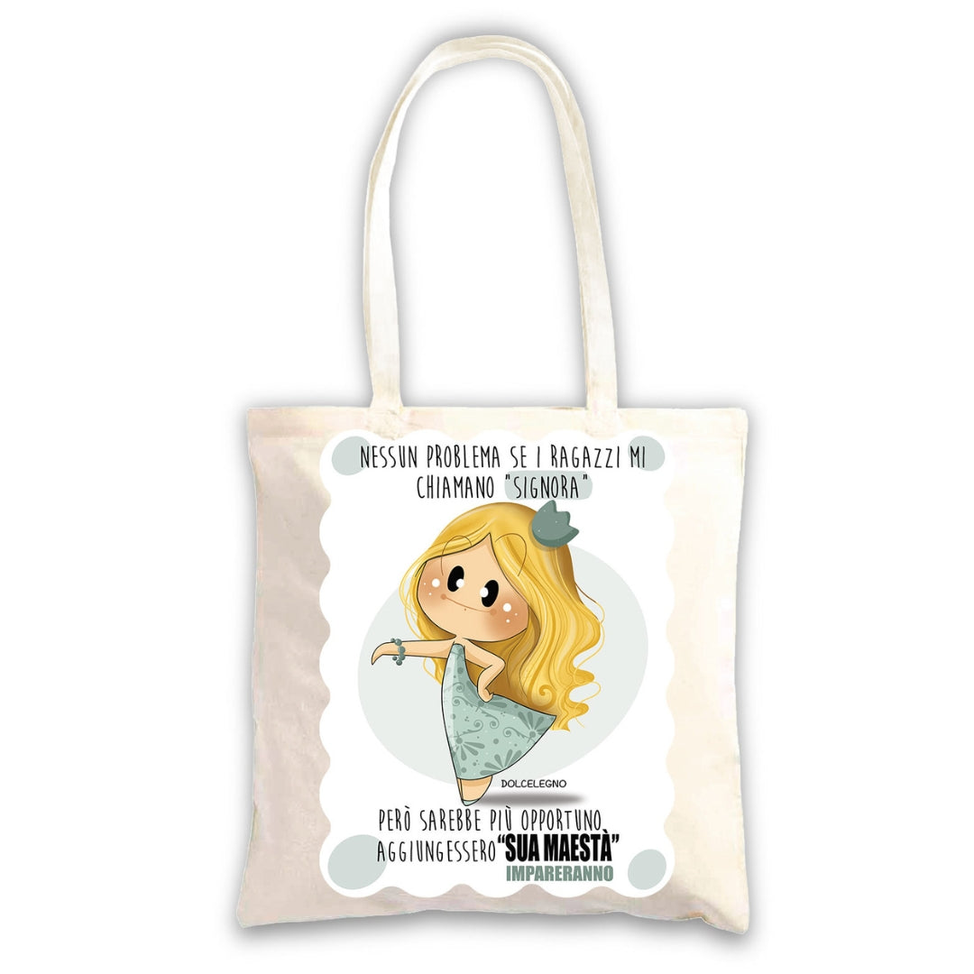 Borsa in tessuto Bubine