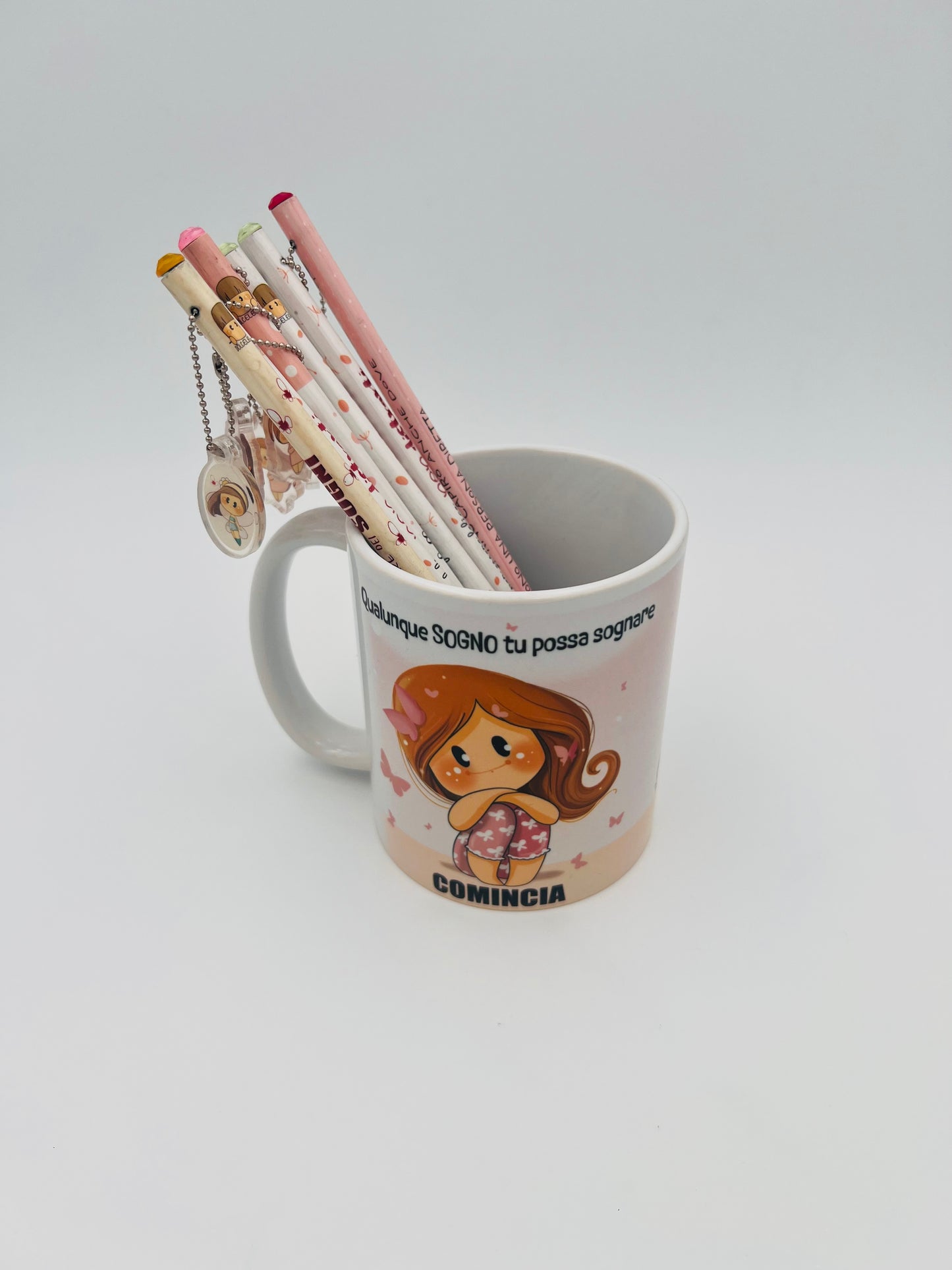 Matita delle Bubine Sei nata per essere felice non distrarti