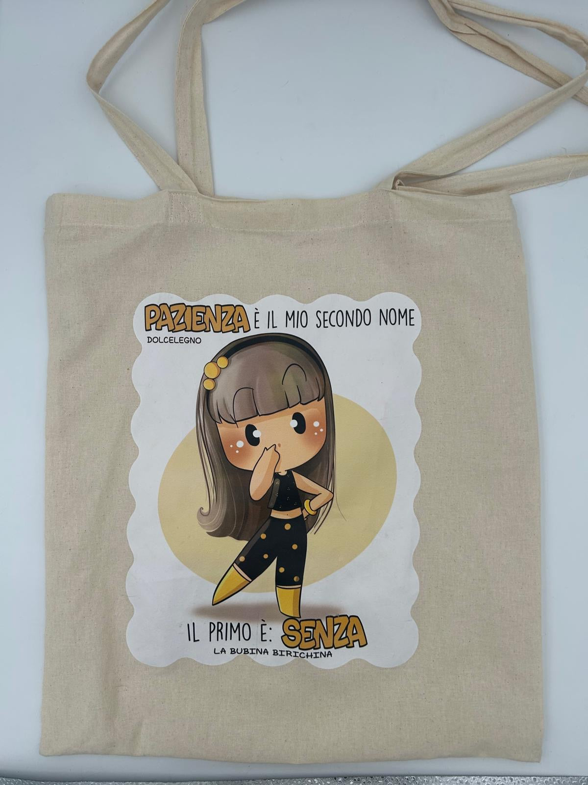 Borsa in tessuto Bubine