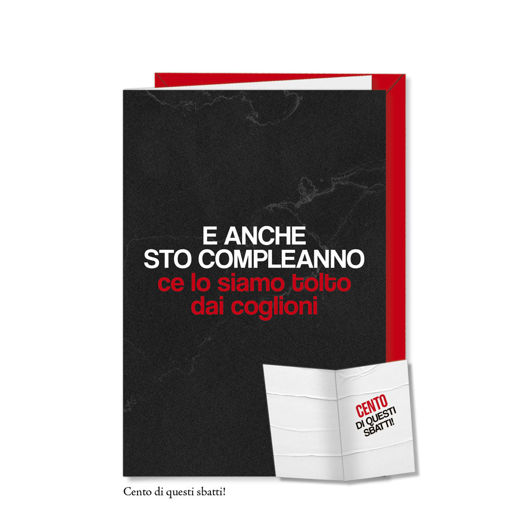 Biglietto d'auguri Compleanno Il Milanese Imbruttito