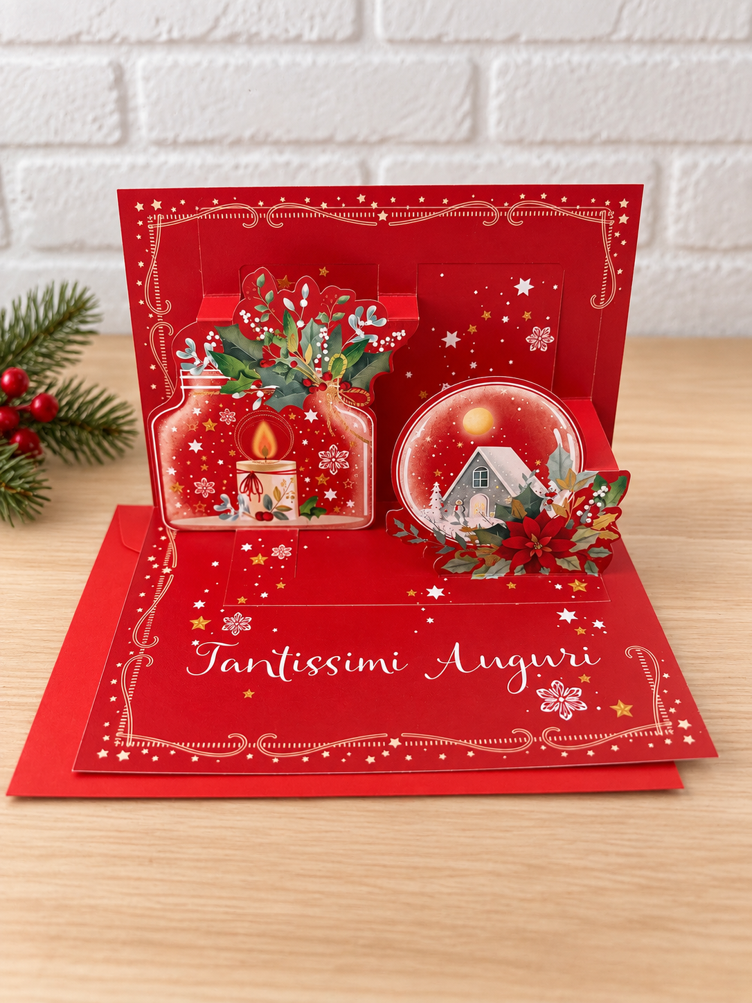 Biglietto Pop up di Natale