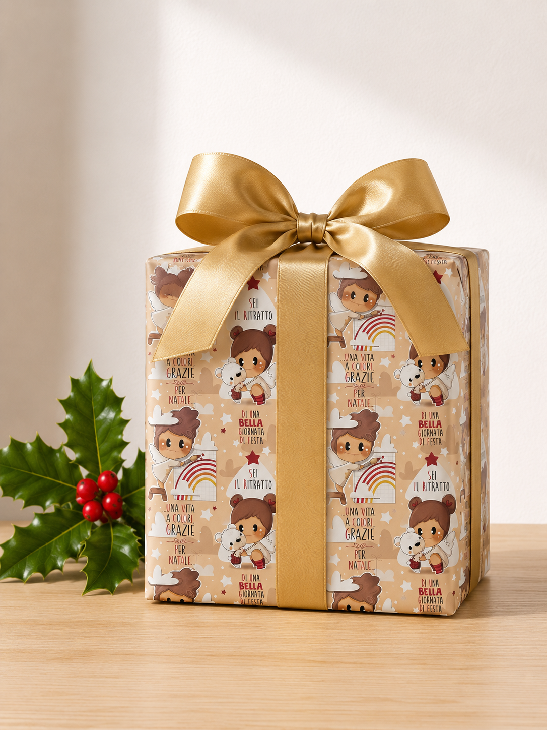 Carta regalo di Natale Dolcelegno