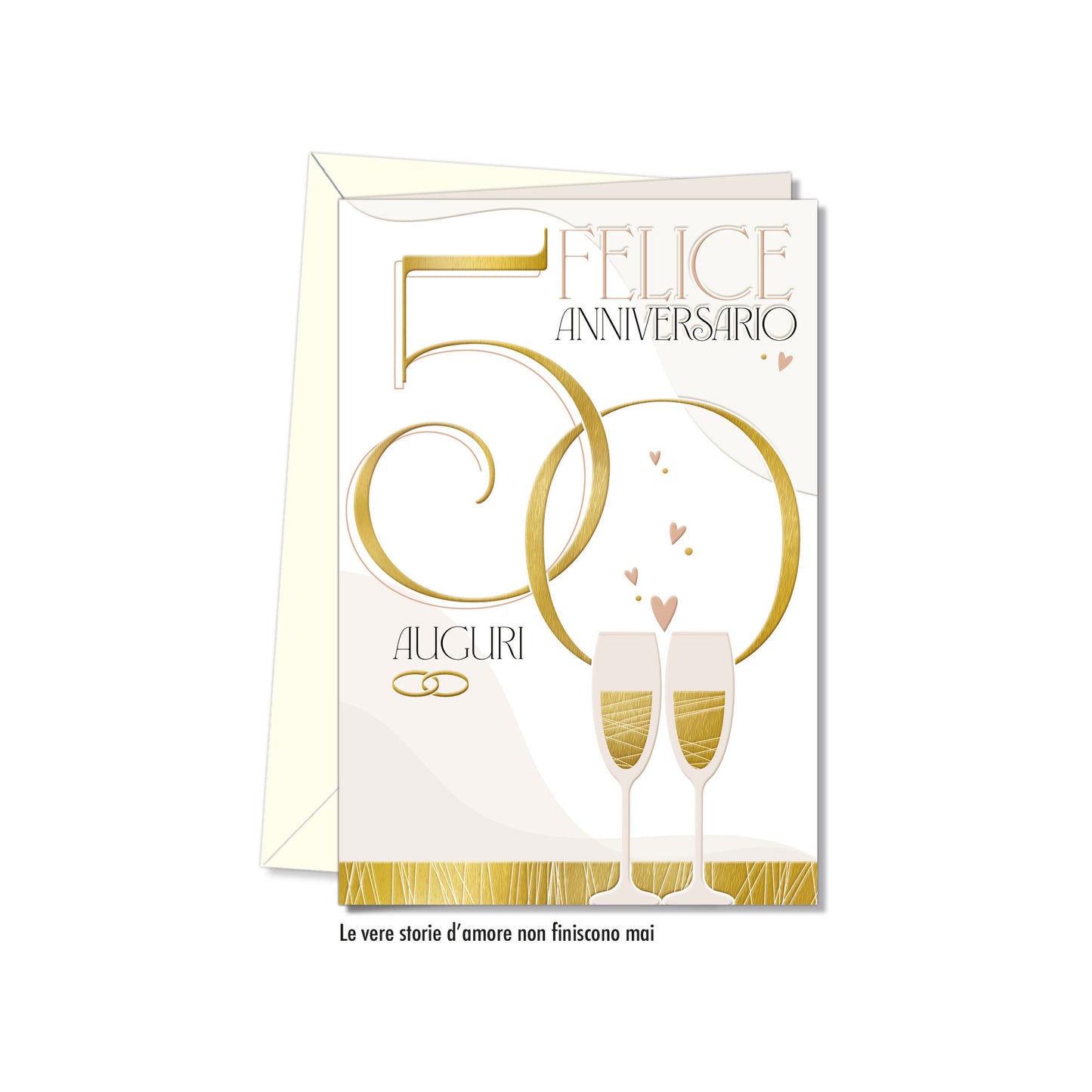 Biglietto d'auguri Anniversario 50 anni