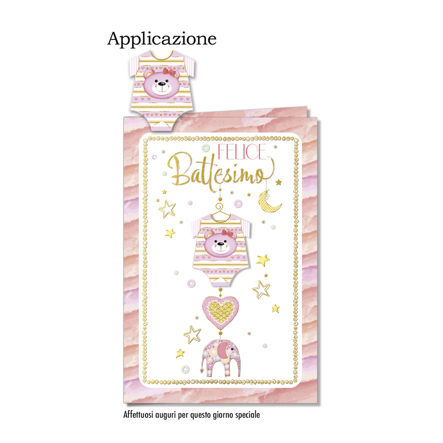 Biglietto d'auguri Battesimo