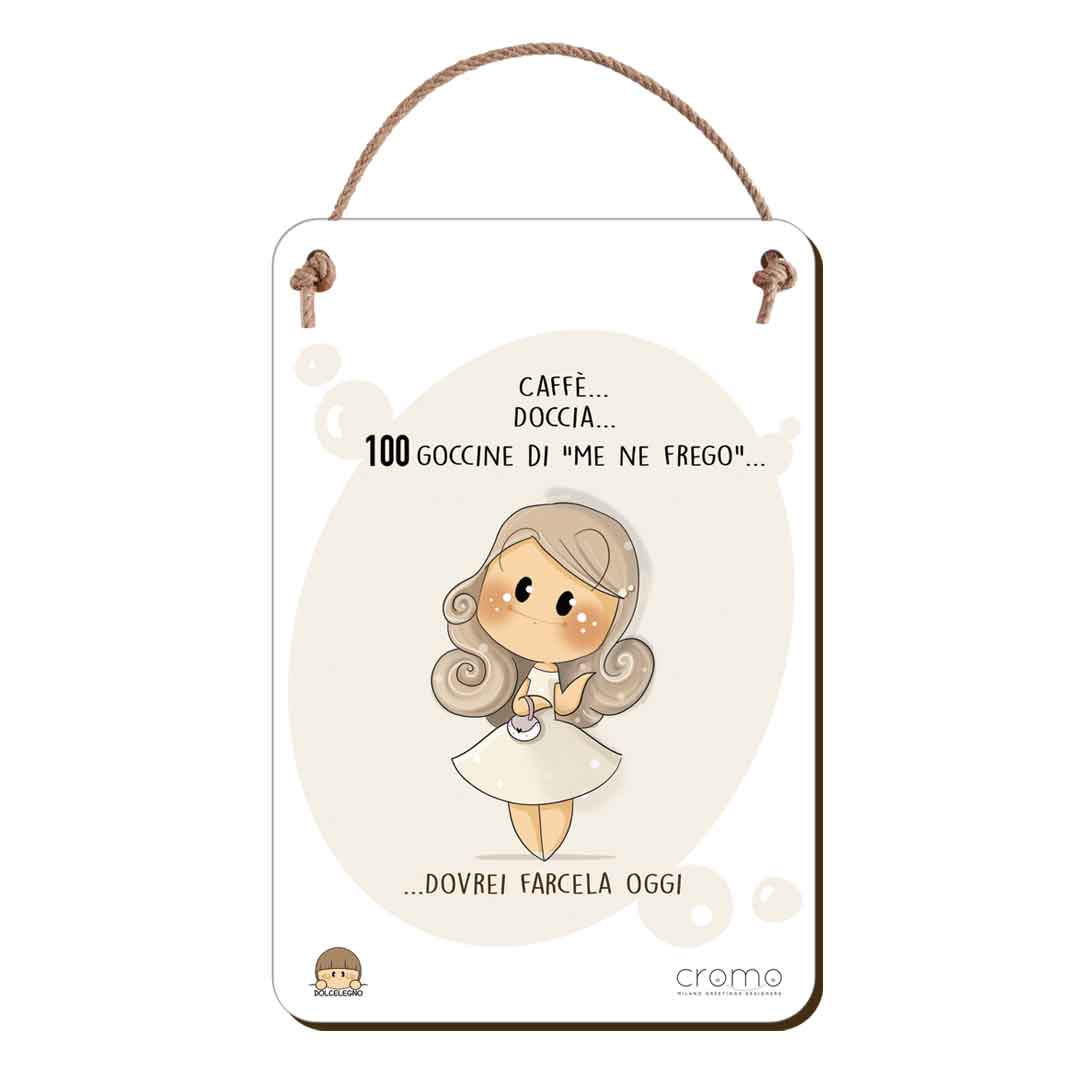 Targhetta di legno delle Bubine