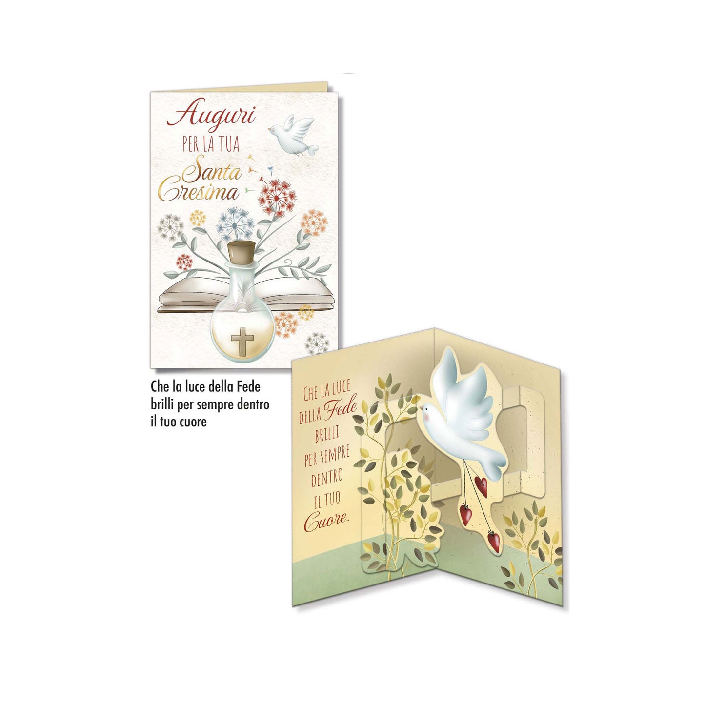 Biglietto d'auguri Cresima