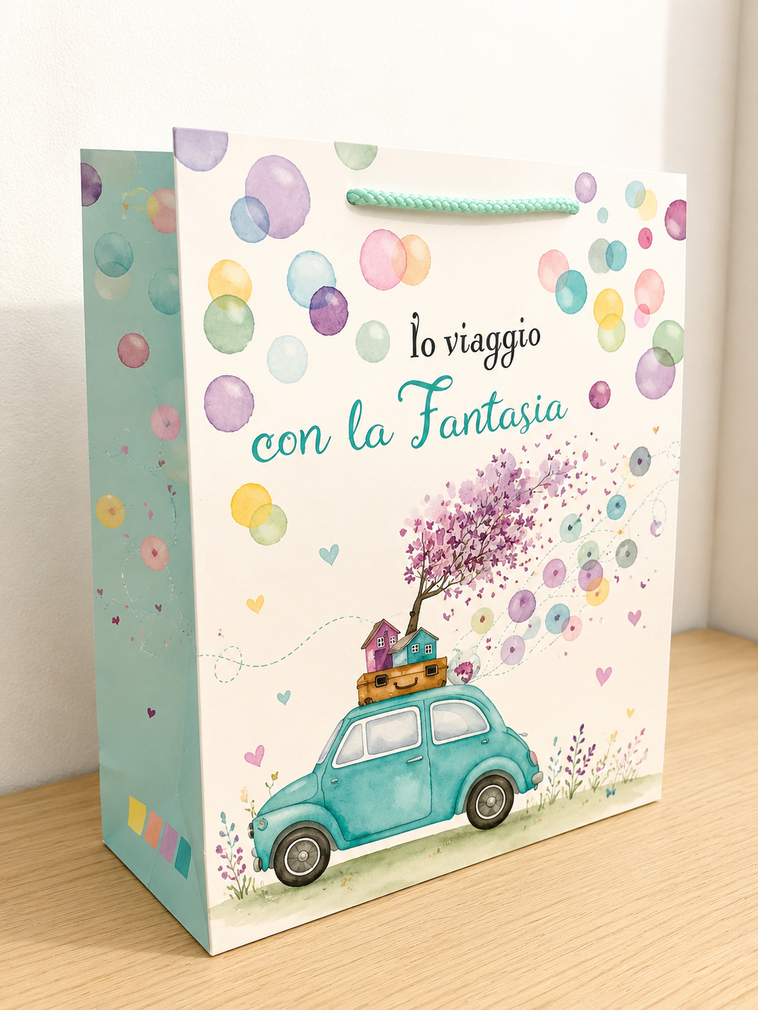 Shopper di carta large I colori di Laura