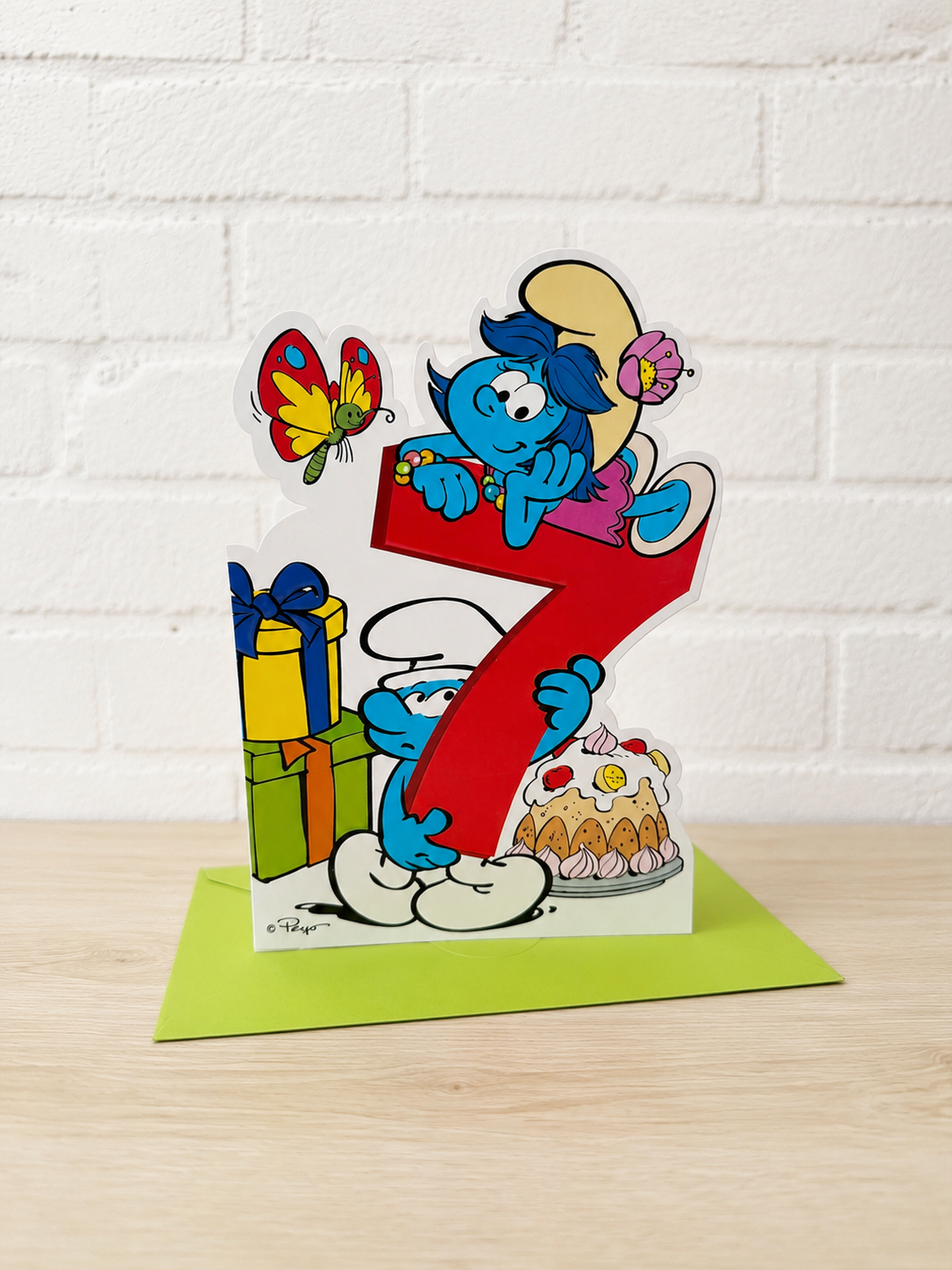Biglietto d'auguri Puffi