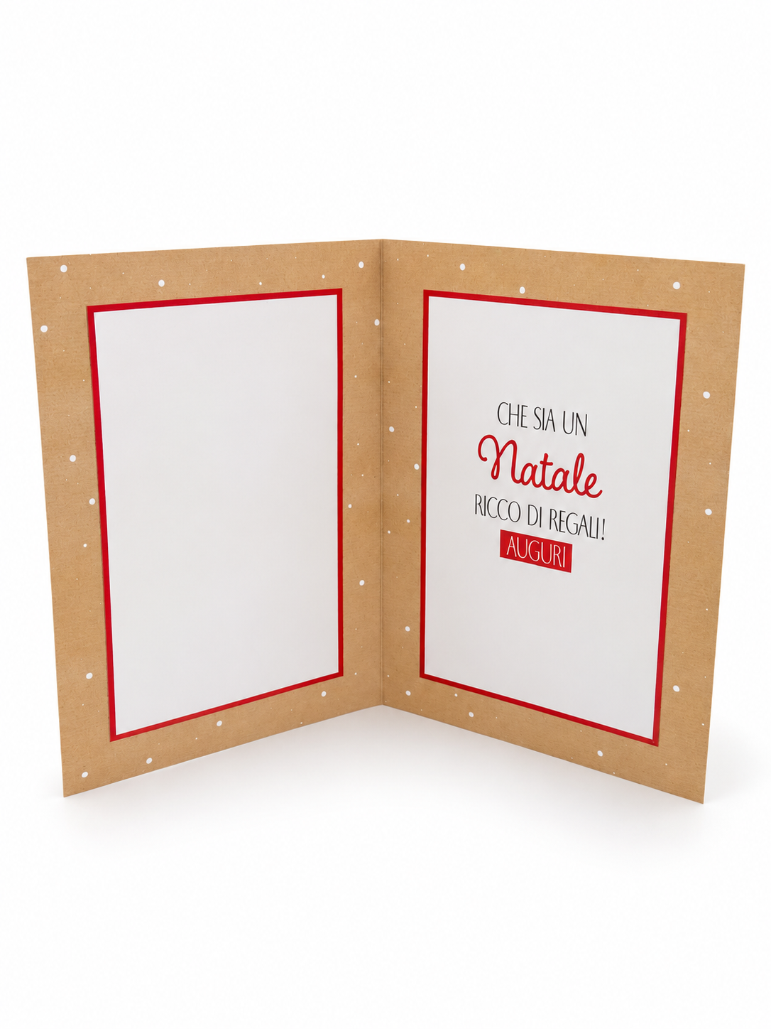 Biglietto di Natale con cappellino