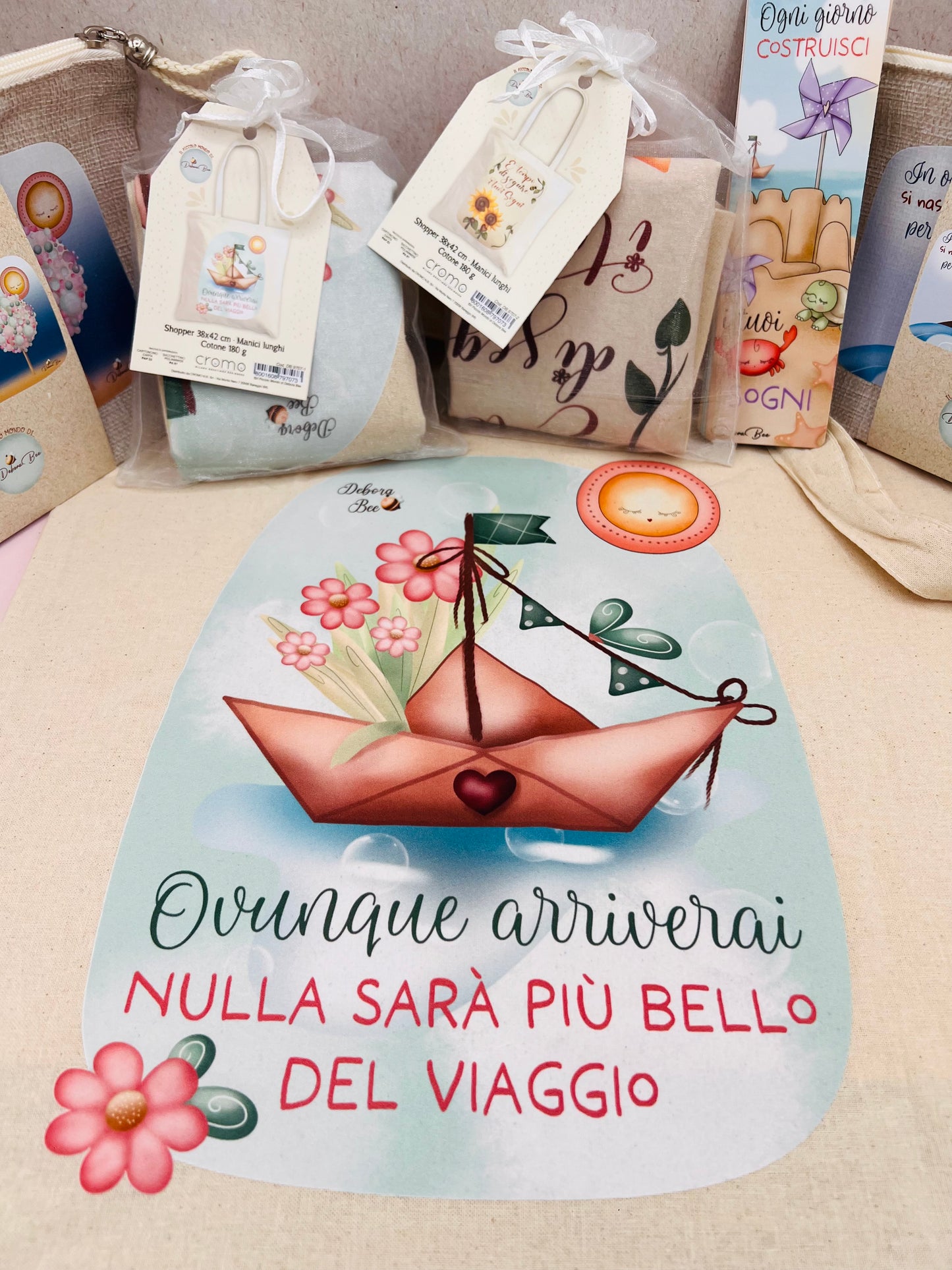 Borsa in tessuto Debora Bee