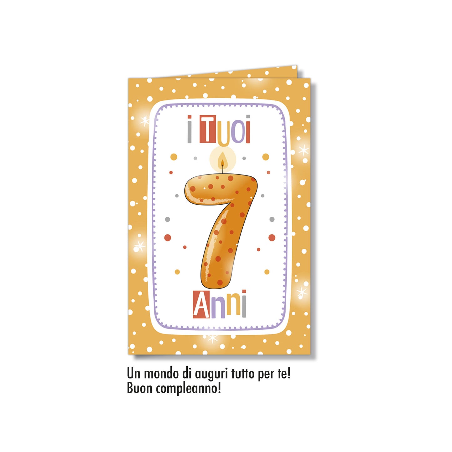 Biglietto d'auguri Numeri Bambini