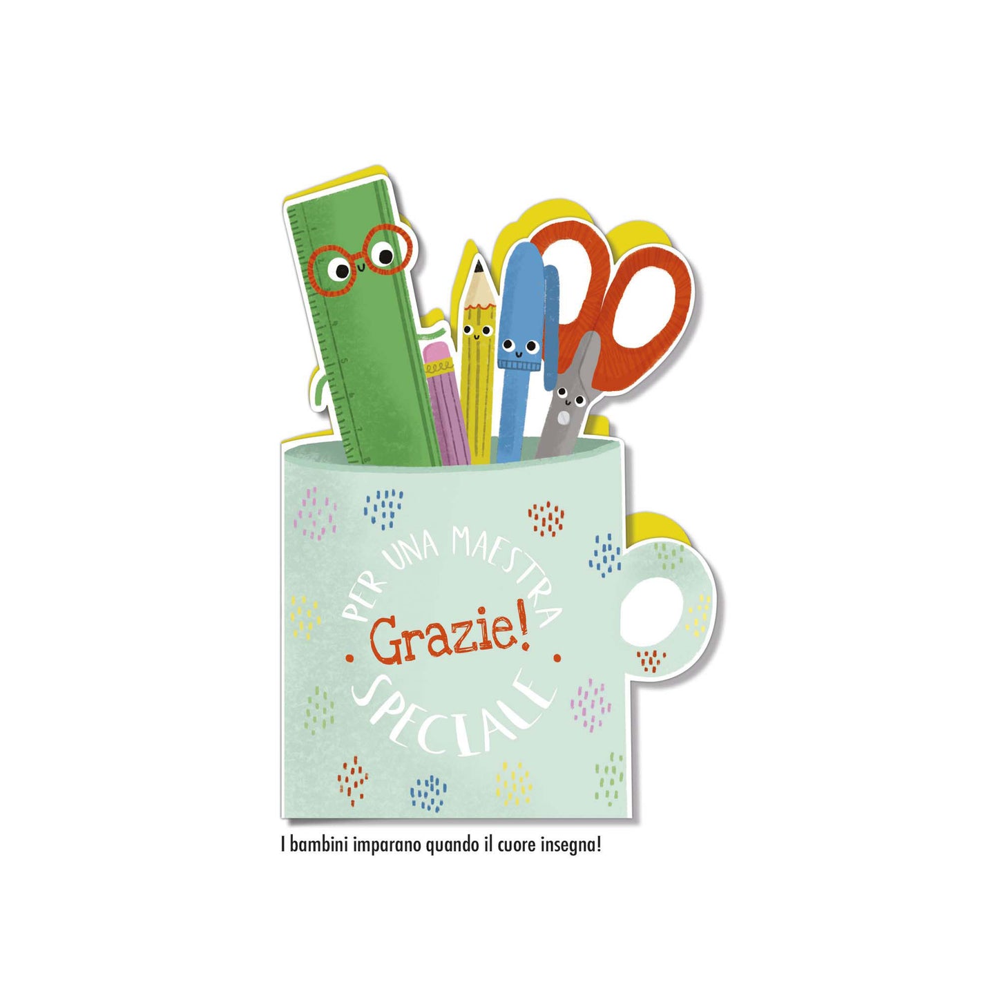 Biglietto d'auguri Maestra