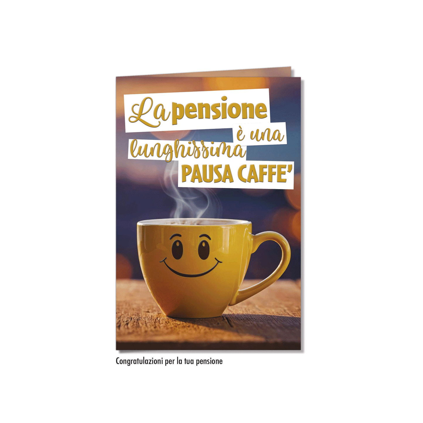 Biglietto d'auguri Pensione