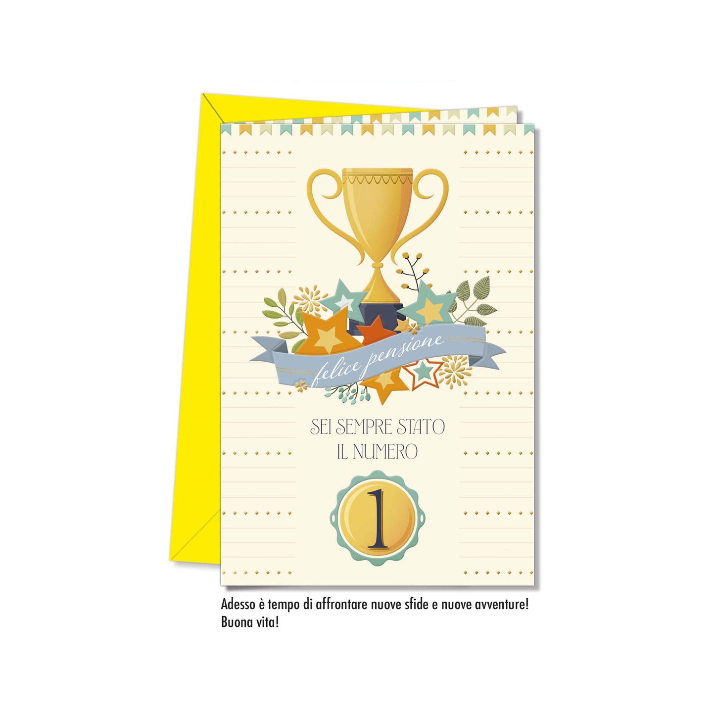 Biglietto d'auguri Pensione
