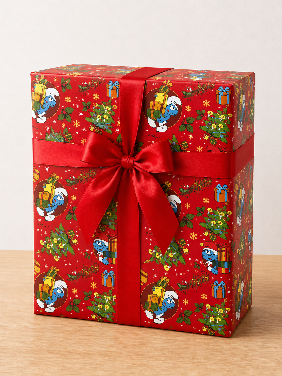 Carta Regalo Natale Puffi