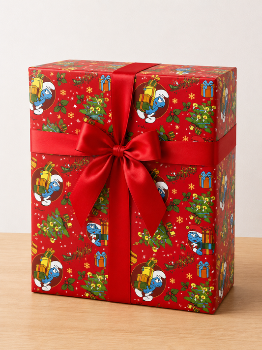 Carta Regalo Natale Puffi