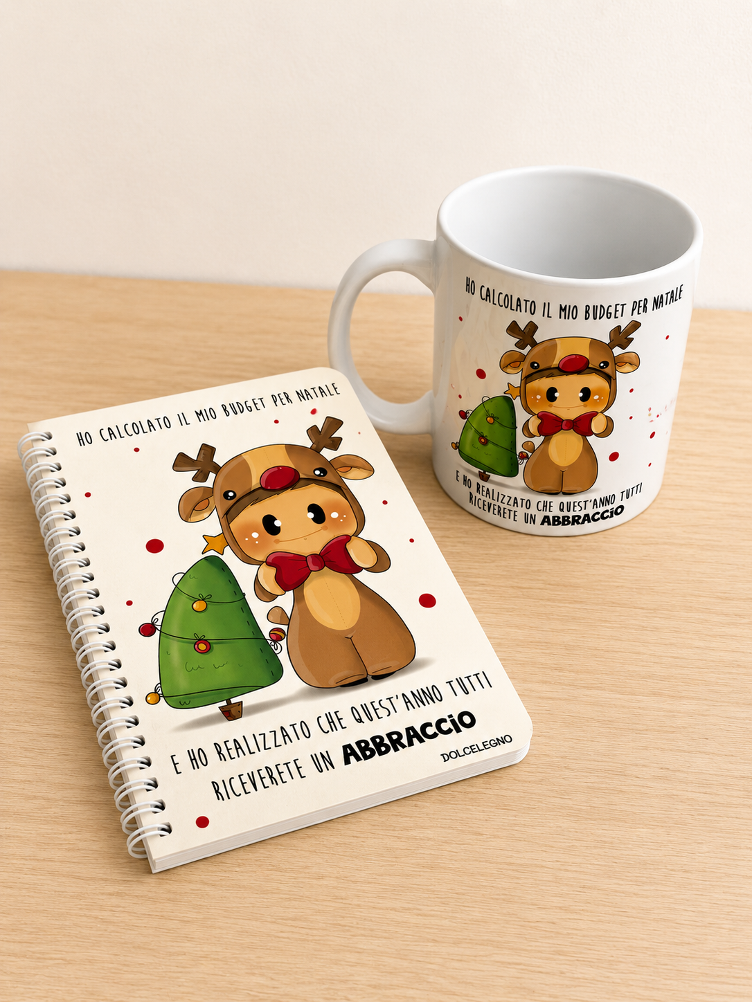 Notebook di Natale delle Bubine Dolcelegno