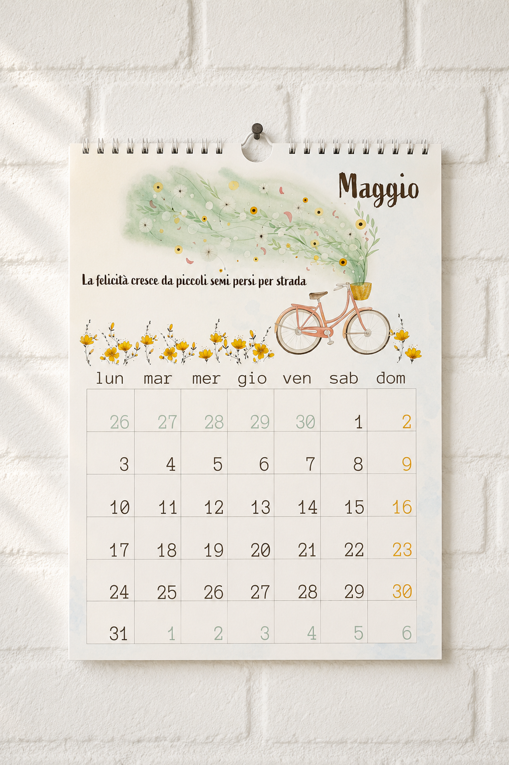 Calendario da Parete I colori di Laura 2027