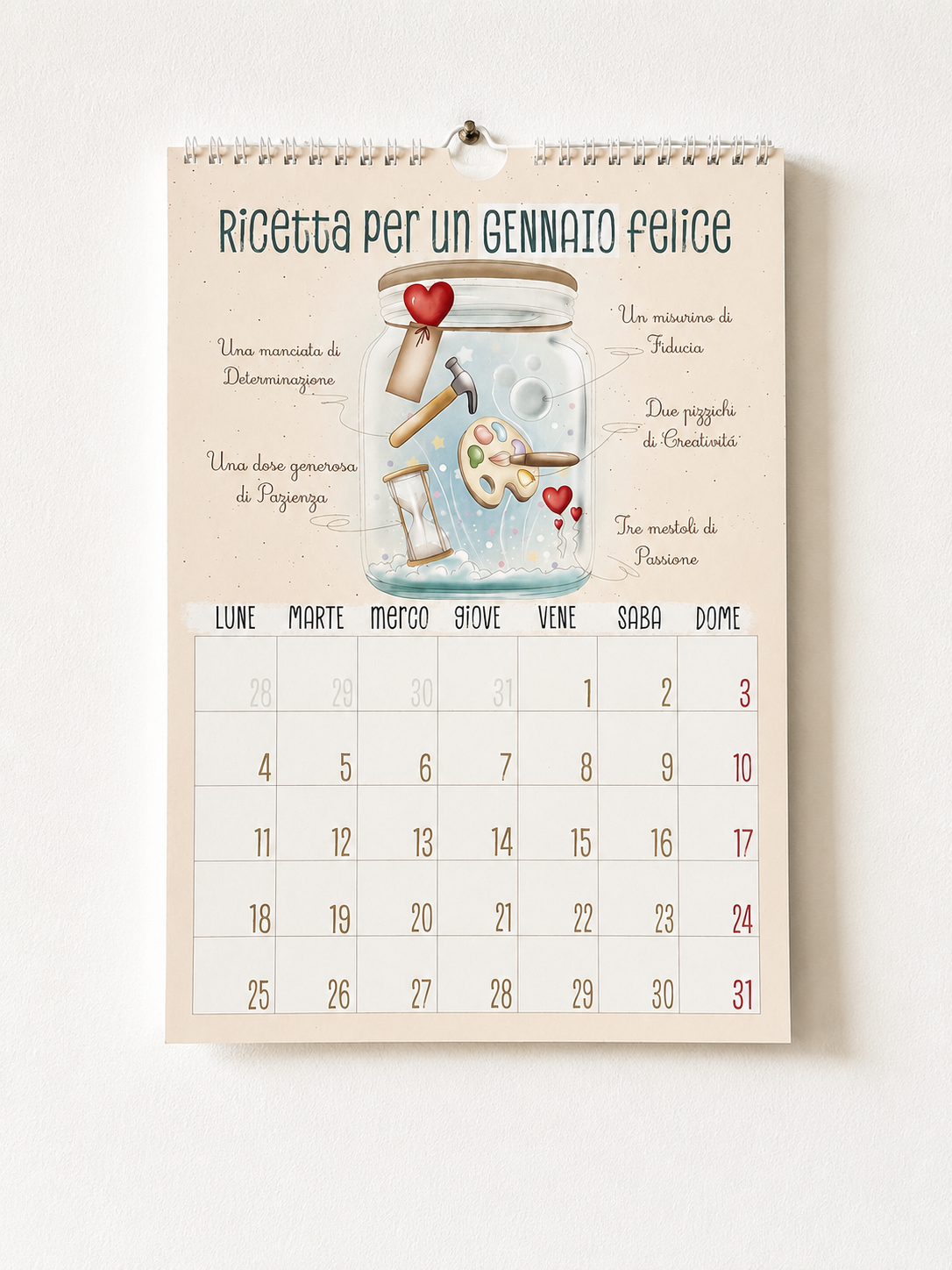 Calendario da Parete Debora Bee 2027
