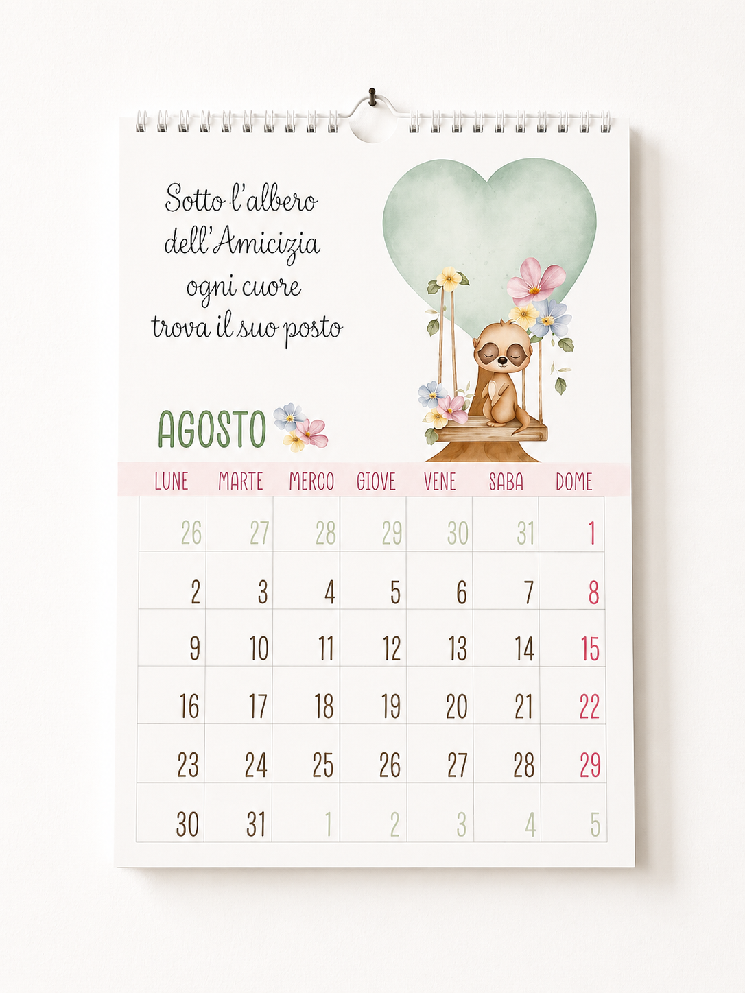Calendario da Parete Debora Bee 2027