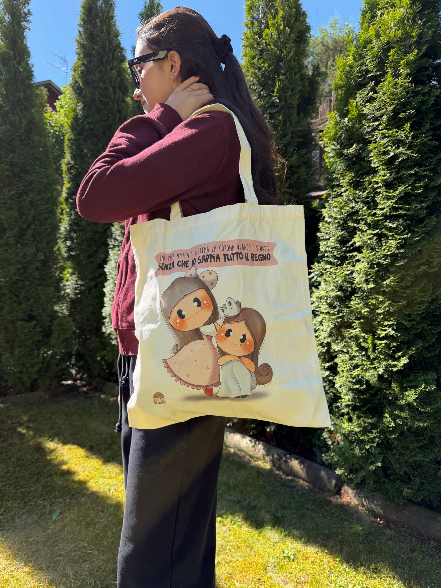 Borsa in Tessuto Bubine Dolcelegno
