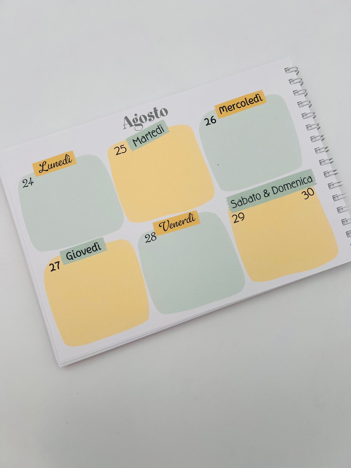 Agende settimanale delle Bubine 2026