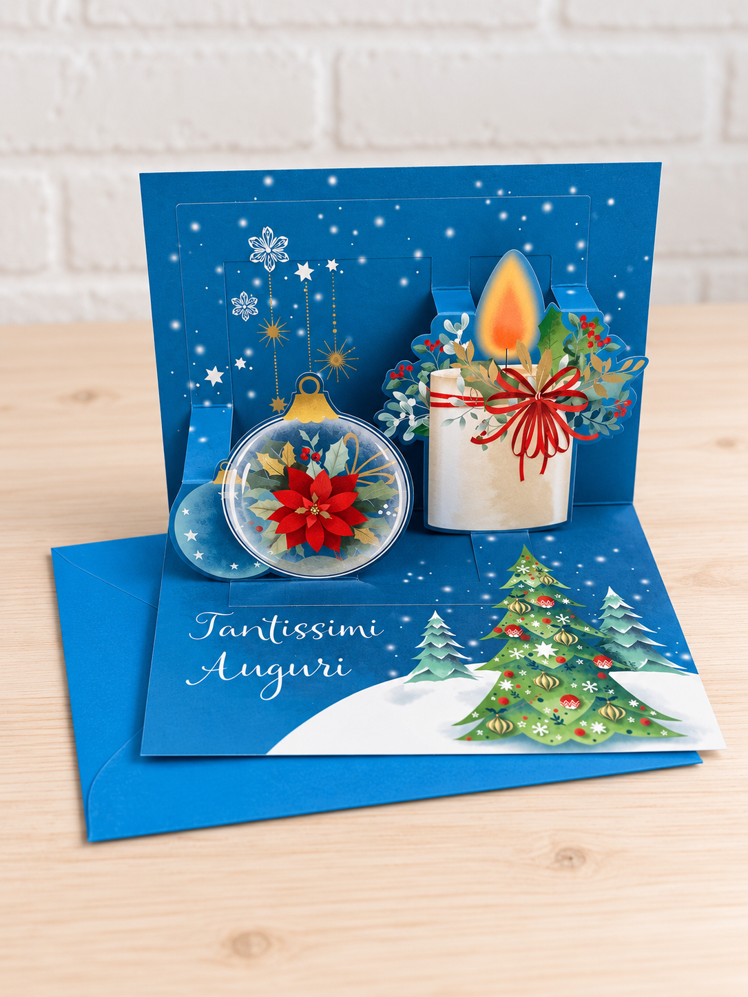 Biglietto Pop up di Natale