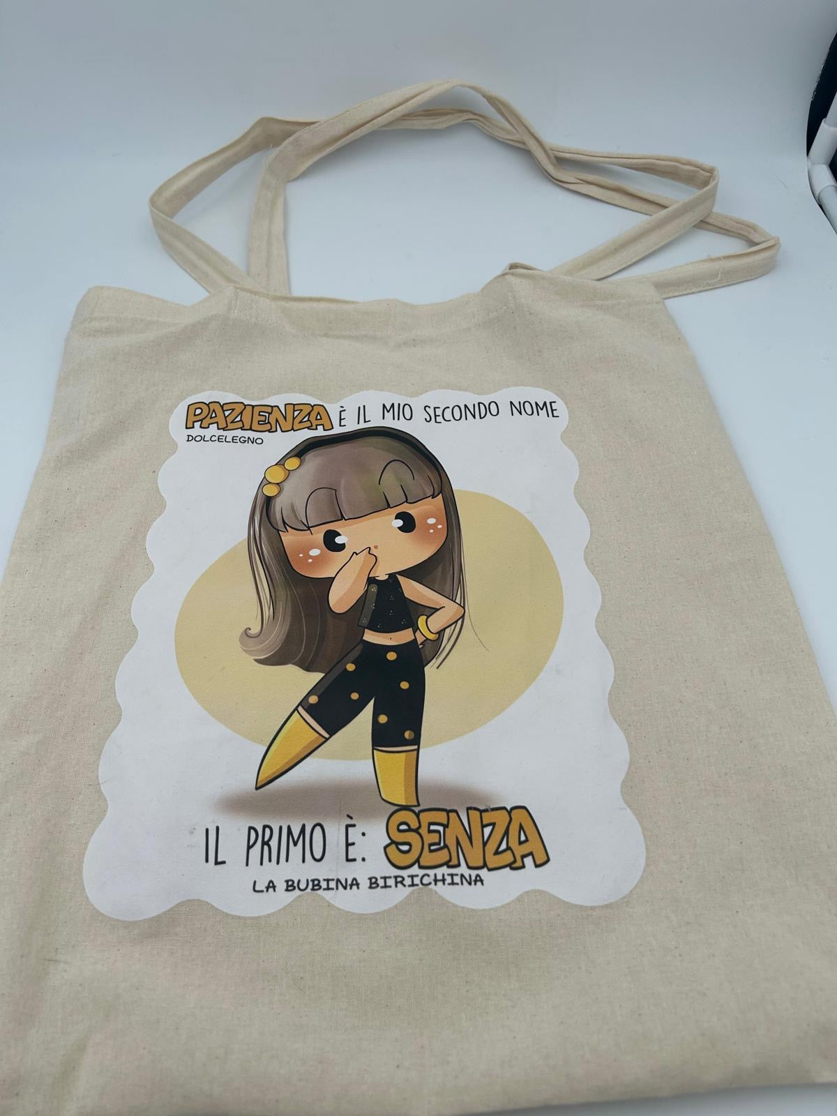 Borsa in tessuto Bubine