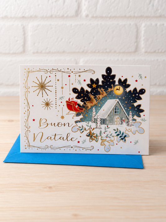 Biglietto Pop up di Natale