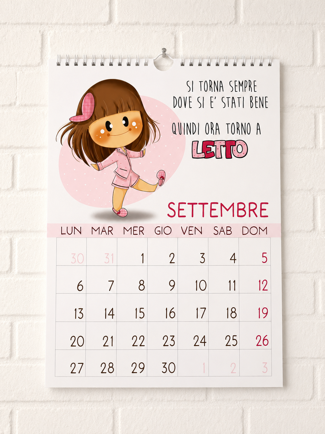Calendario delle Bubine 2027