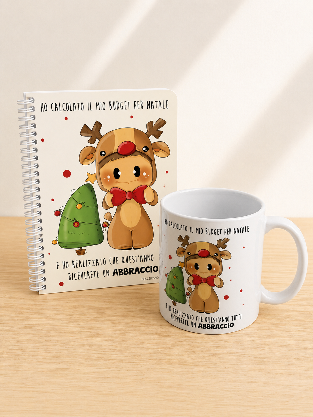 Notebook di Natale delle Bubine Dolcelegno