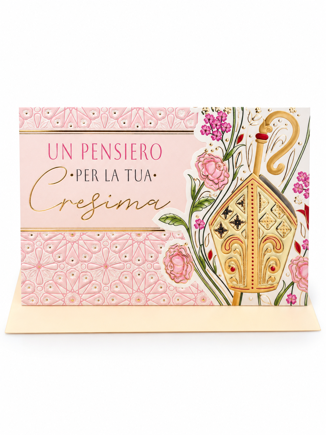 Biglietto d'auguri Cresima porta-soldi