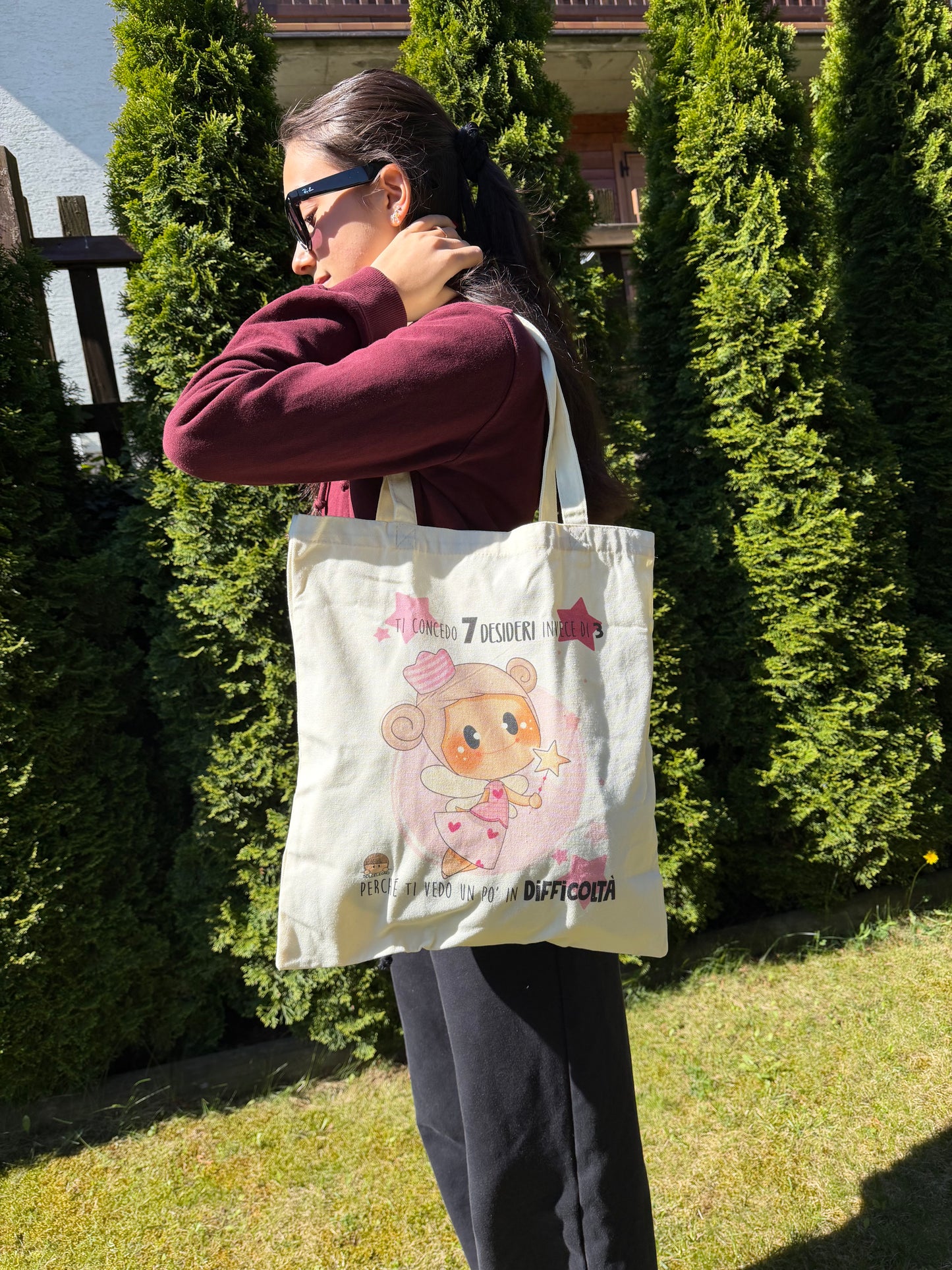 Borsa in Tessuto Bubine Dolcelegno