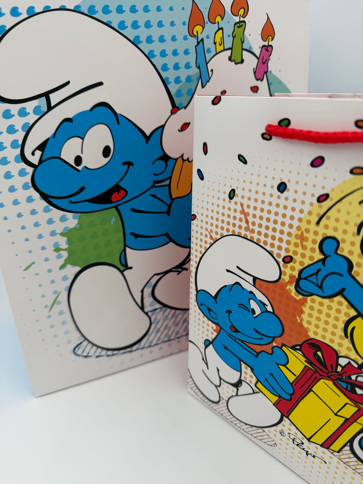 Shopper di carta Puffi