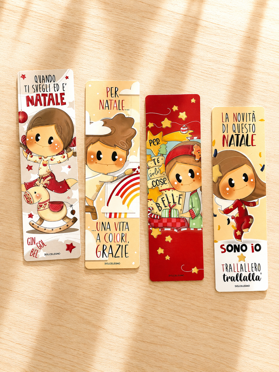 Segnalibri di Natale Dolcelegno