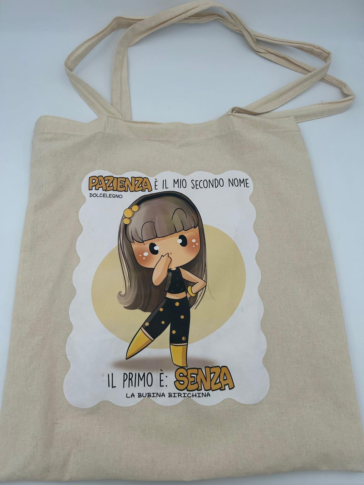 Borsa in tessuto Bubine