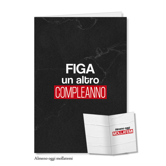 Biglietto d'auguri Compleanno Il Milanese Imbruttito