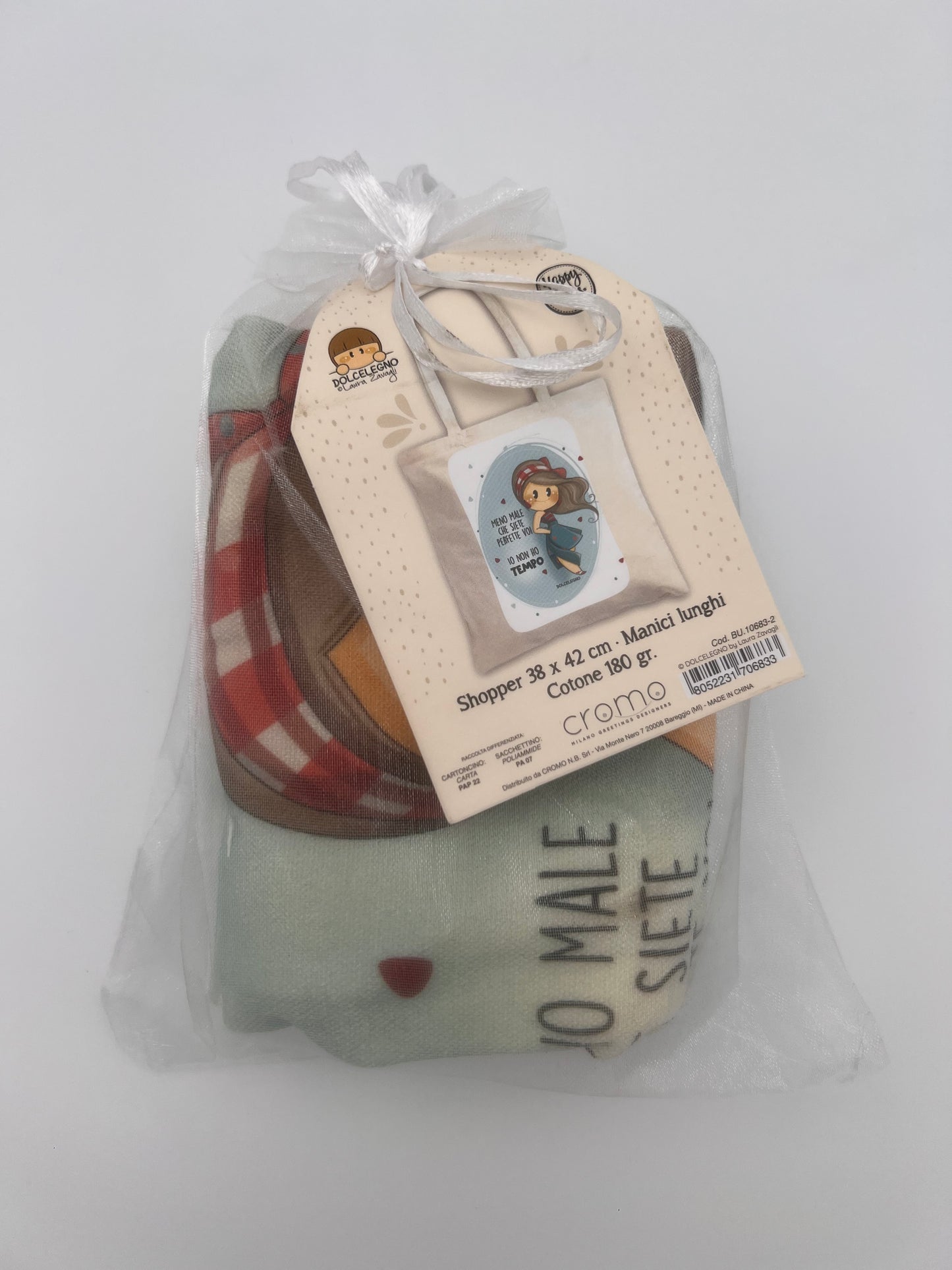 Borsa in tessuto Bubine