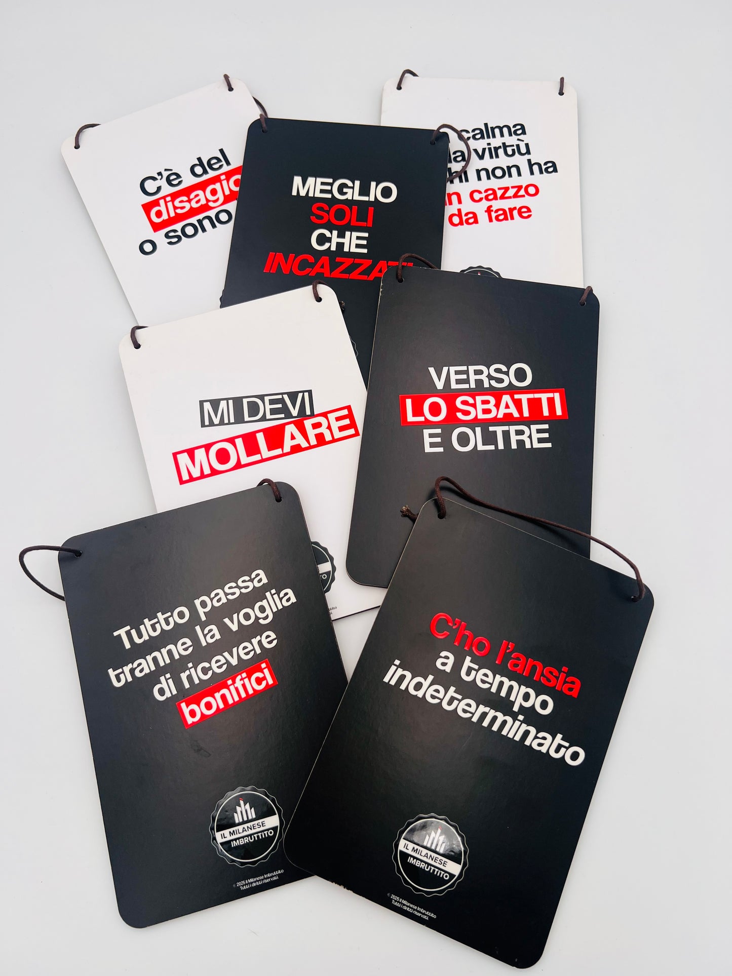 Targhetta di legno Il Milanese Imbruttito