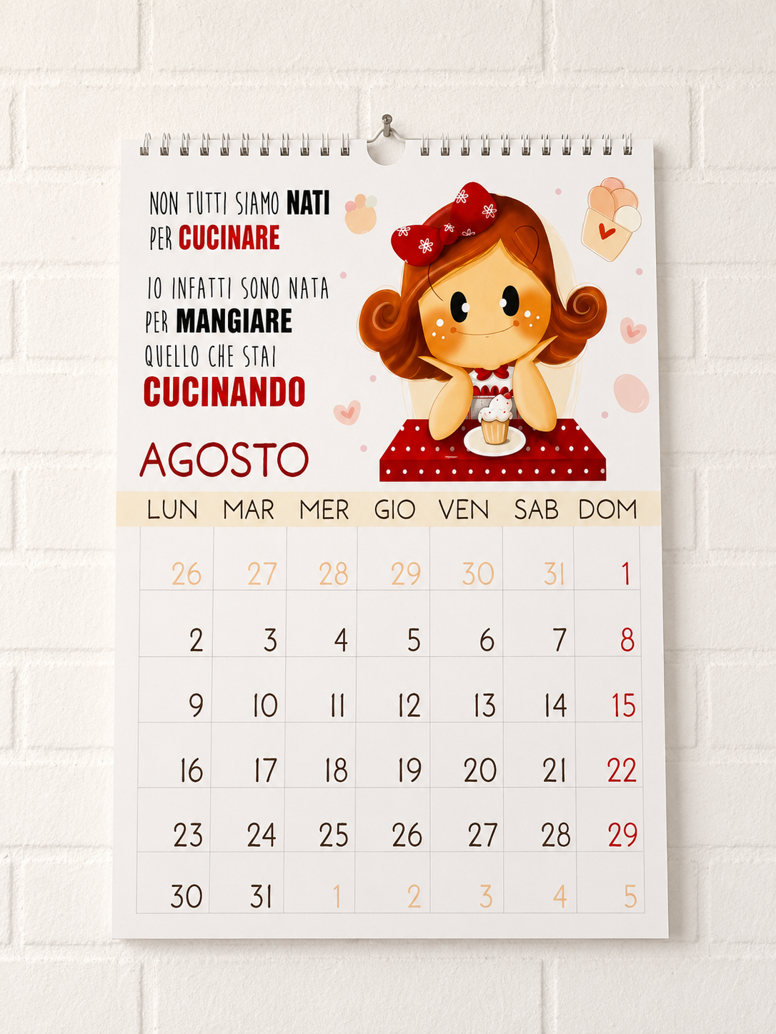 Calendario delle Bubine 2027