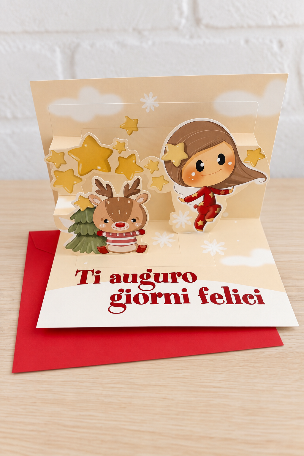 Biglietto Pop up Bubine