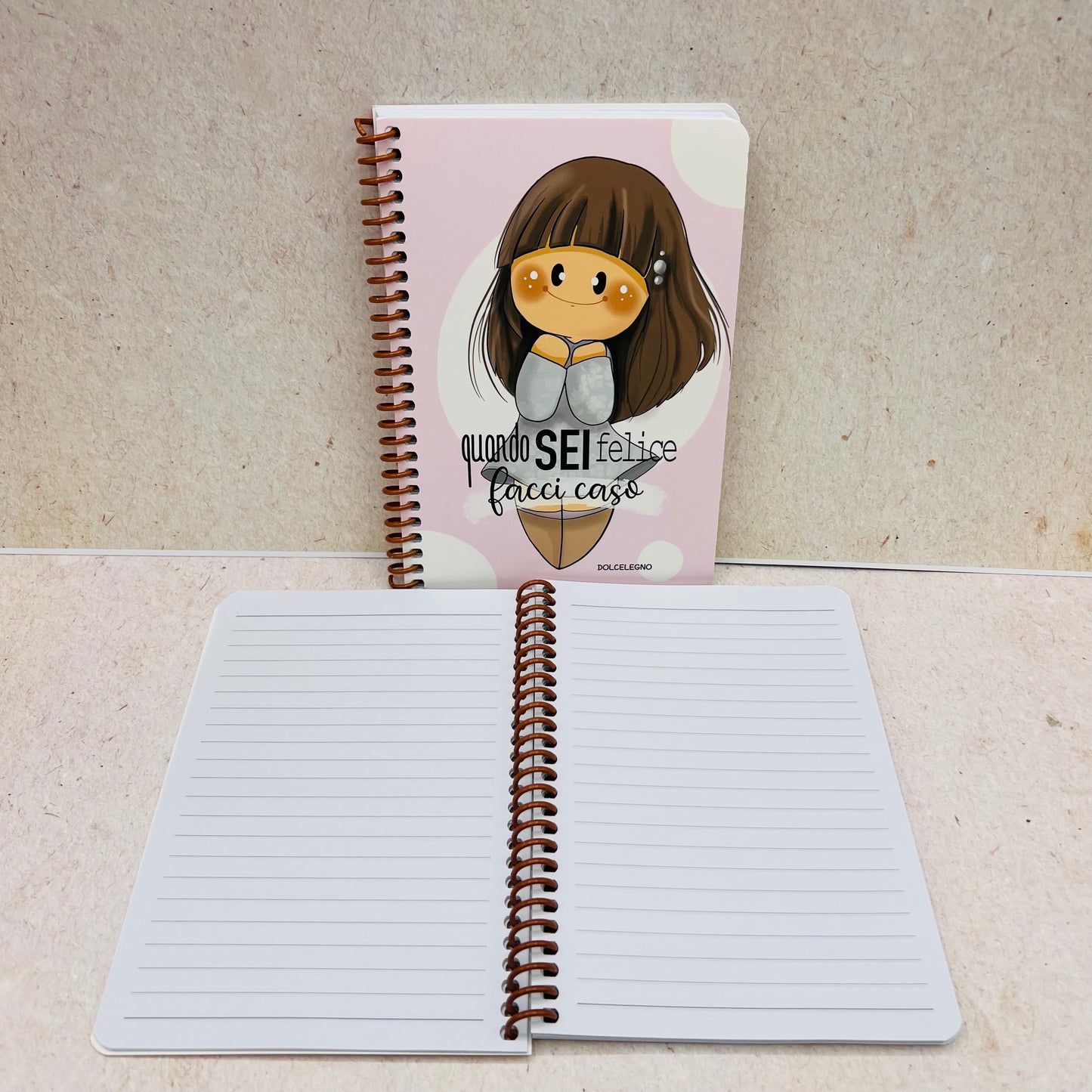 Notebook con spirale Bubine