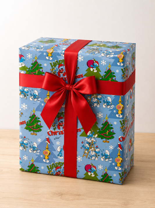 Carta Regalo Natale Puffi