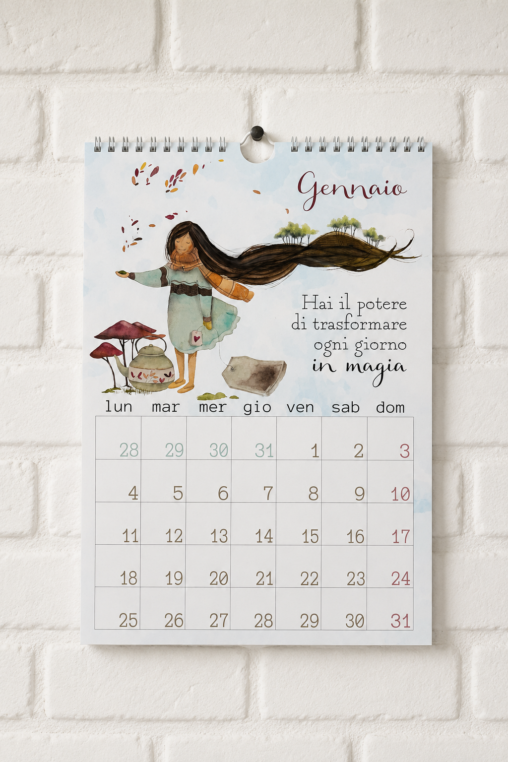 Calendario da Parete I colori di Laura 2027