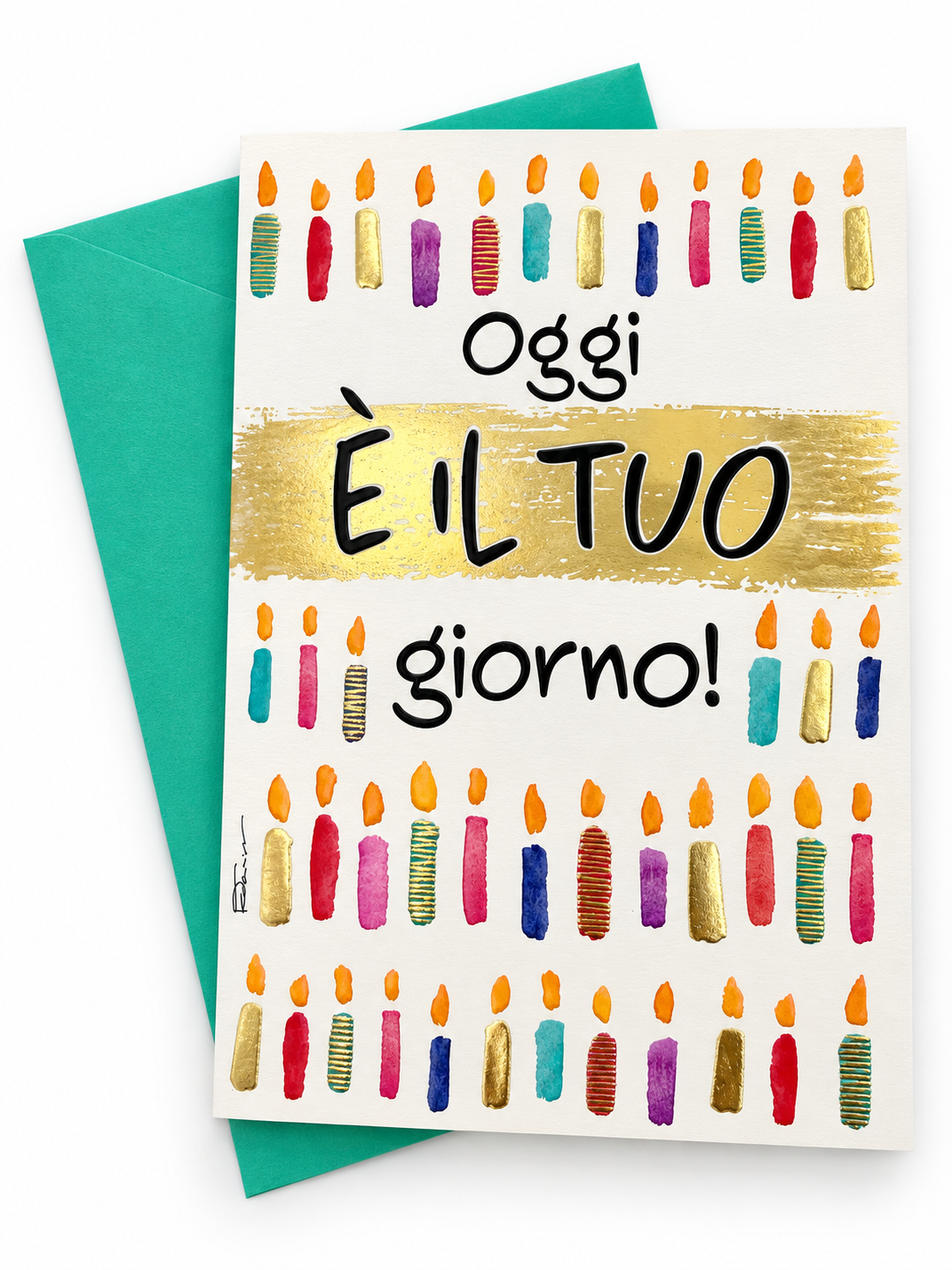 Biglietto d'auguri Compleanno Candeline